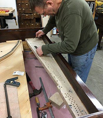 Steinway & Son's Grand Piano restoration work