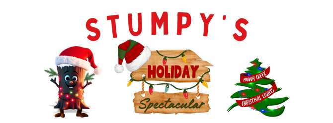 A sign that says ' holiday powered by ' on it