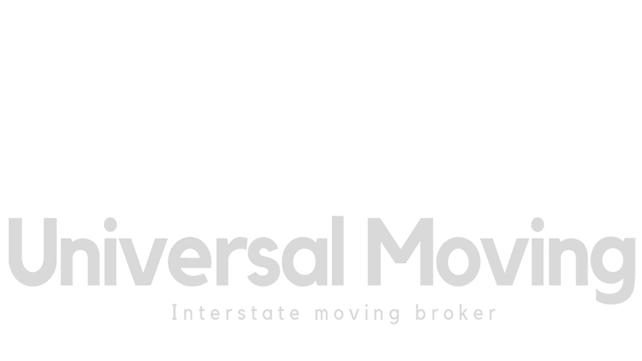 The universal moving logo is on a white background.