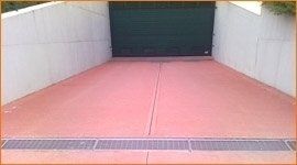 rampa in calcestruzzo