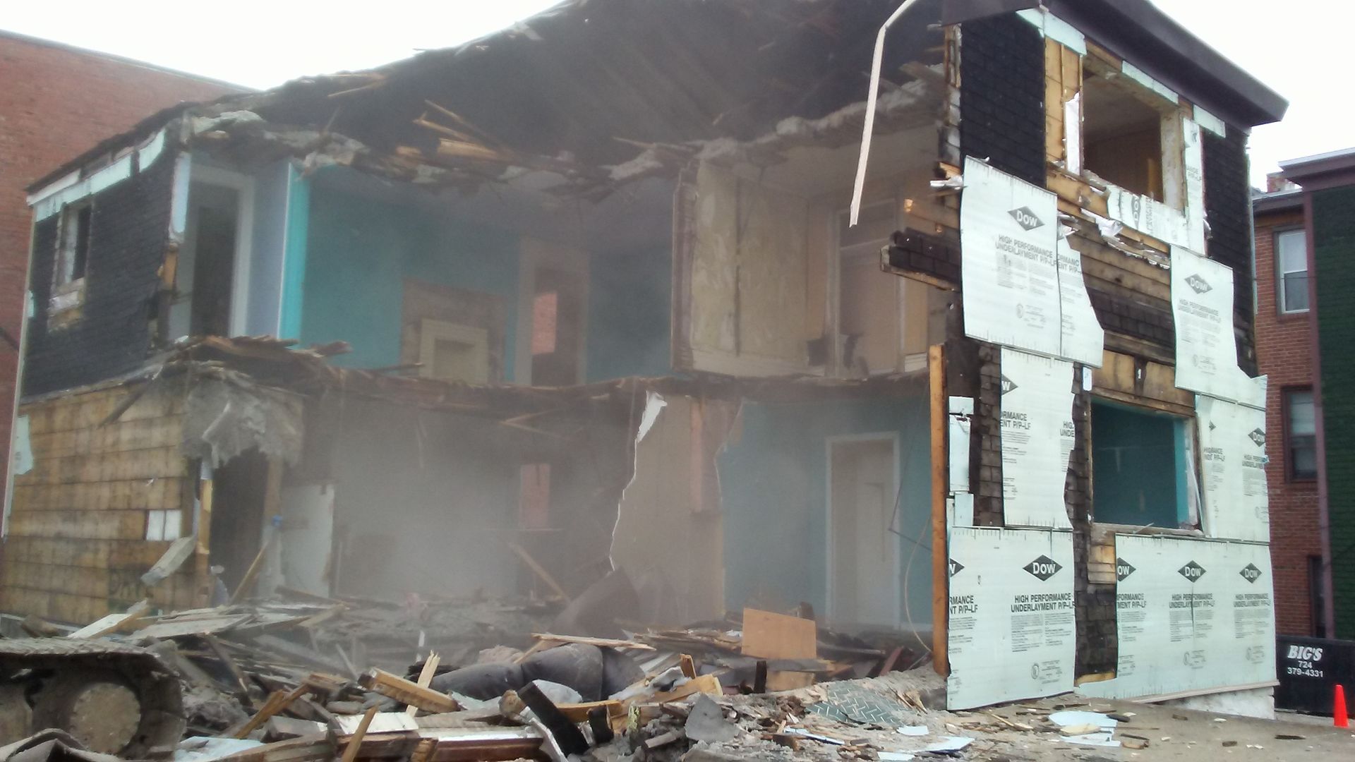 residential property tear down