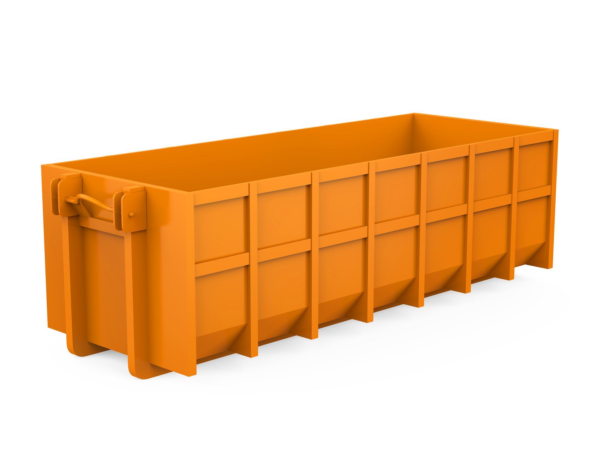 3d rendering of a dumpster