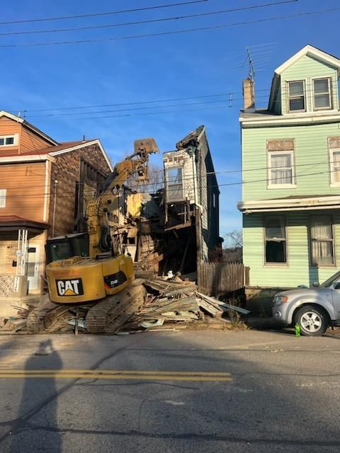 selective demolition for homes that are close together