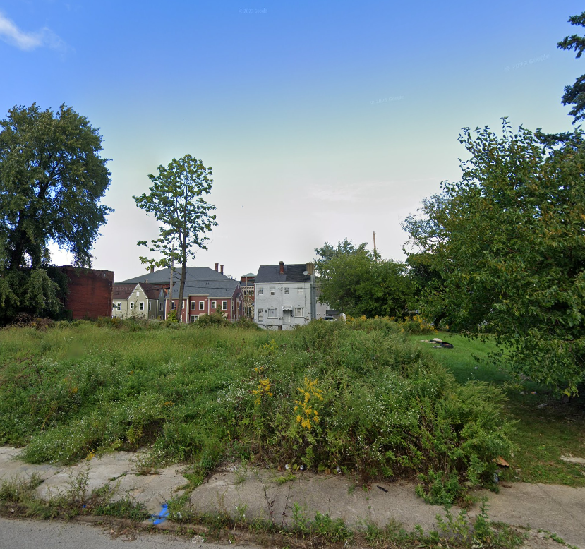 vacant lot in Pittsburgh after demolition services