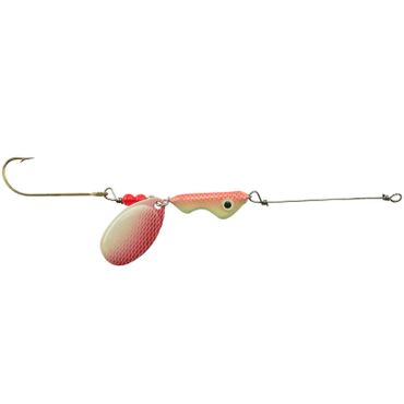 3/8 ounce Fire Glo; Weight Erie Dearie Original Lures Color 