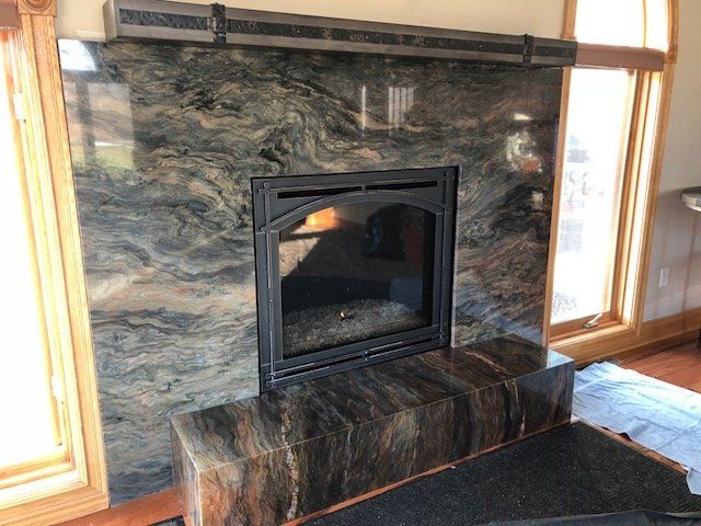 Fireplace stone countertops in Buffalo, NY