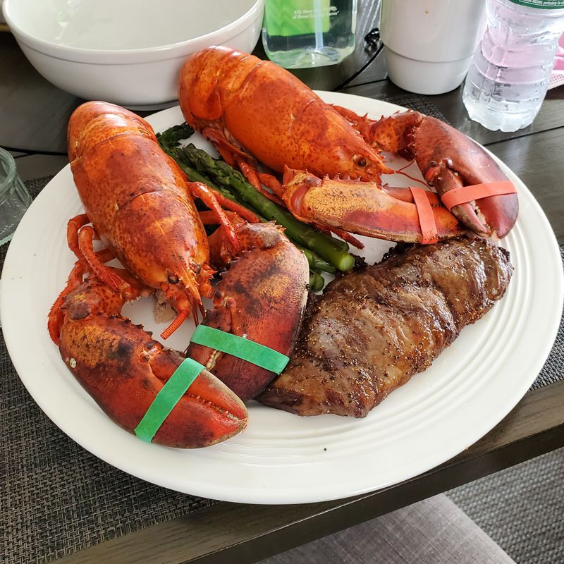 Double Lobster Surf and Turf