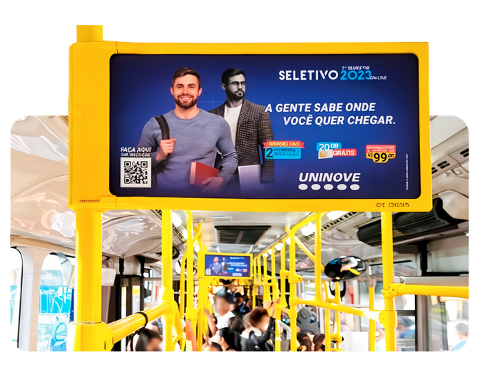 publicidade em ônibus