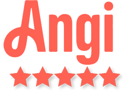 The word angi is surrounded by five red stars