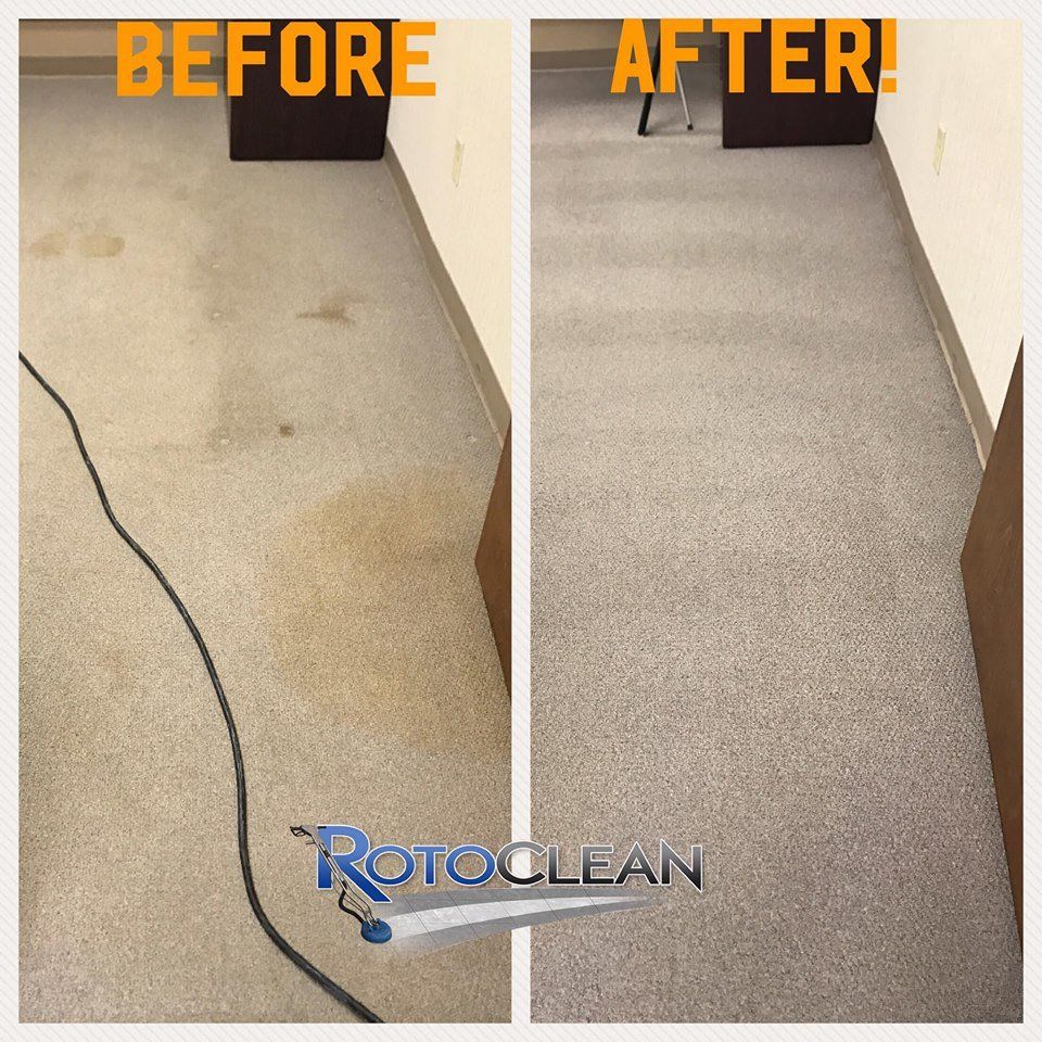 A Clean Gray Carpet — Cordova, TN — Roto Clean