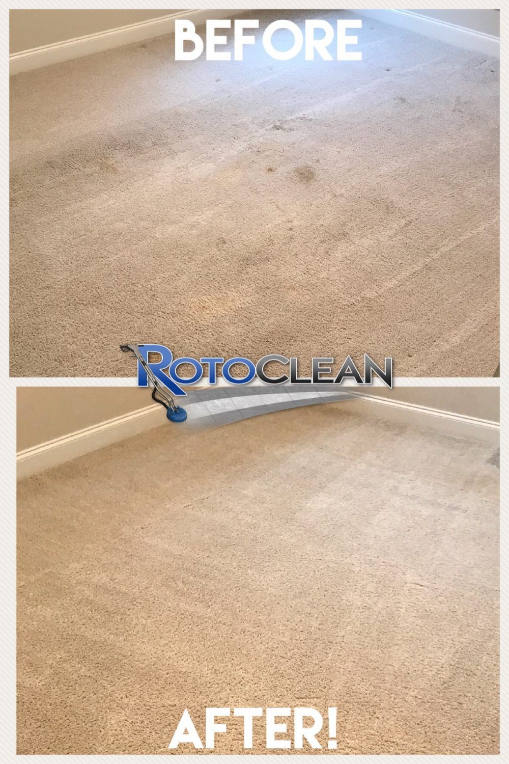 Before And After Power Scrub — Cordova, TN — Roto Clean