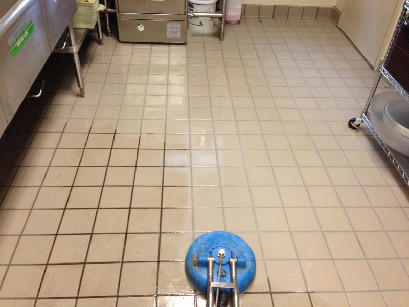 Newly Cleaned Ceramic Tiles — Cordova, TN — Roto Clean