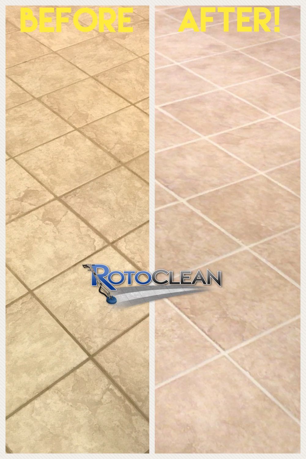 Peach Colored Tiles — Cordova, TN — Roto Clean