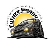 A logo for future image automotive detailing paintless dent repair