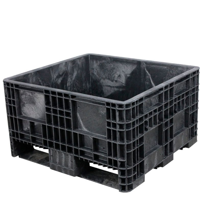 Fixed wall bulk container