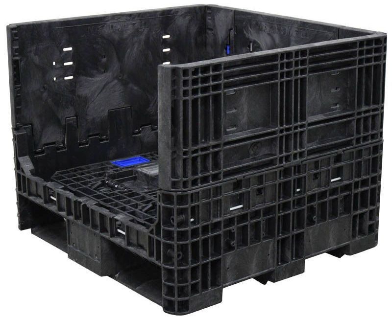 30x32x25 Collapsible Bulk Container Front Wall Down