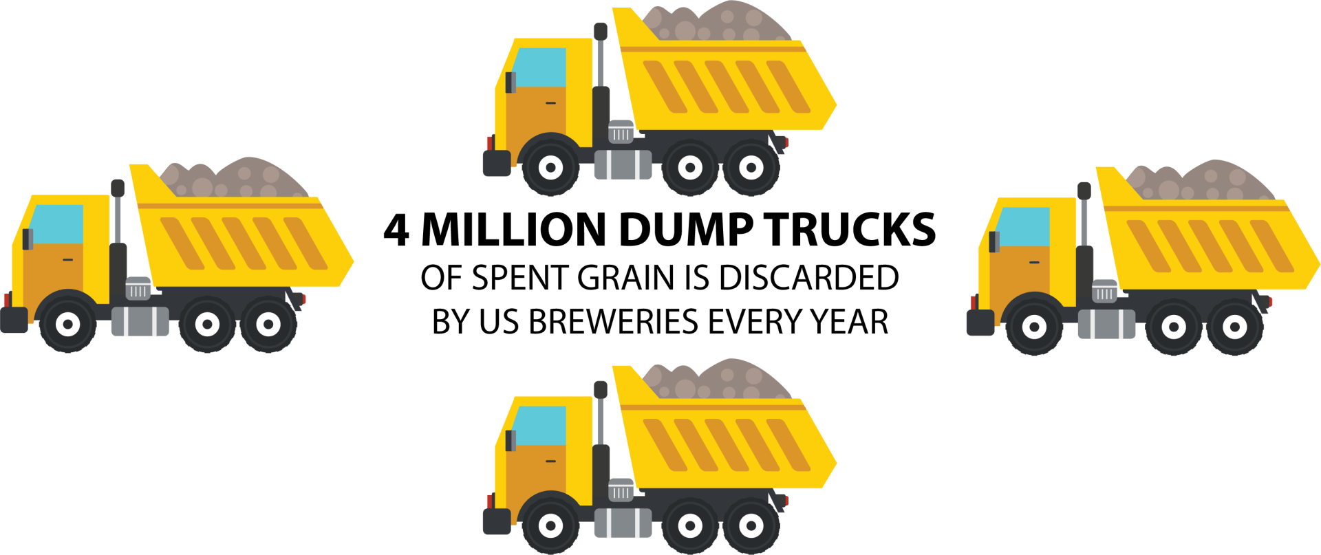 Grain dump trucks