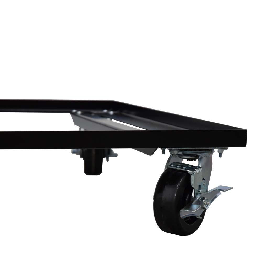 40 x 48 bulk container dolly with two swivel casters