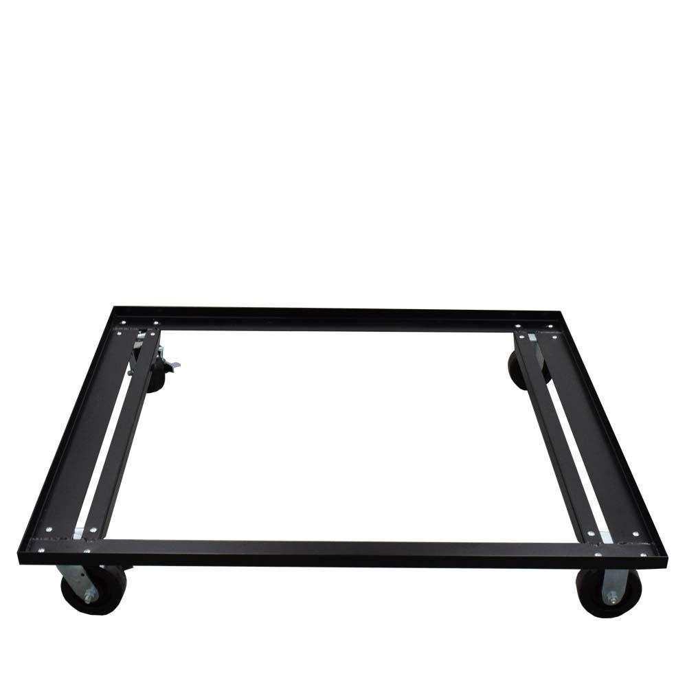 45 x 48 bulk container dolly with two rigid casters