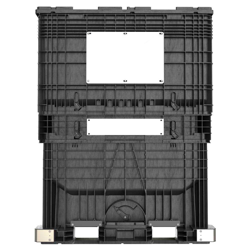 Front view 57x45x74 CenterFlow Hopper Bottom