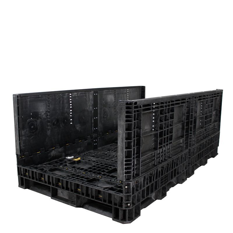 90 x 48 x 34 Collapsible Bulk Container two walls down