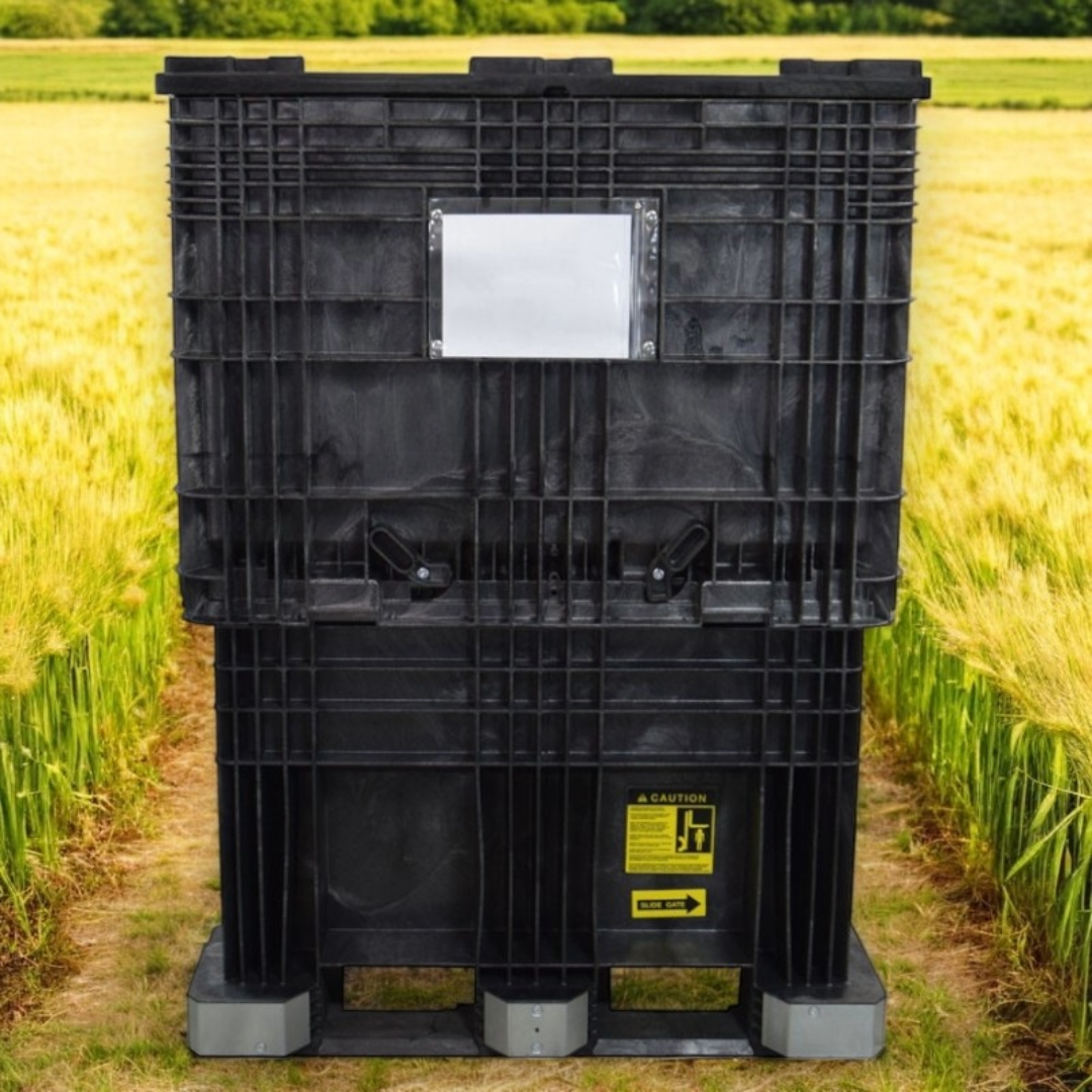 Seed box in a field 