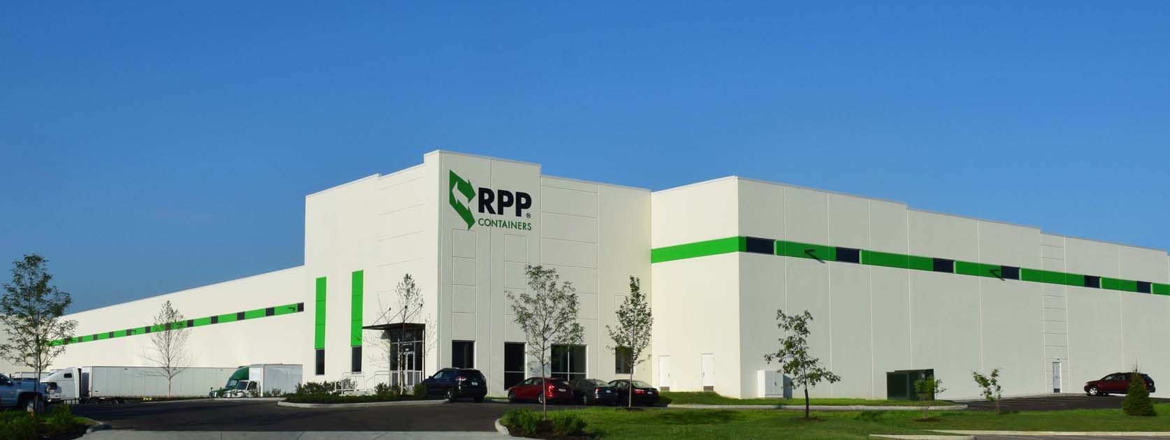 RPP Containers warehouse and manufacturing building 