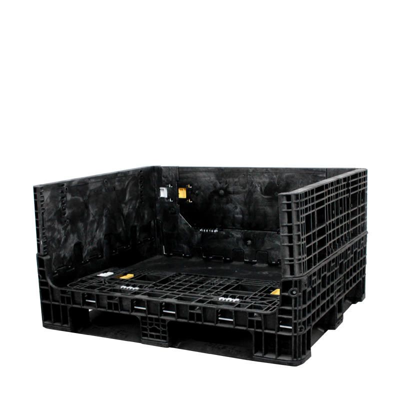 Front wall down 40 x 48 x 25 Heavy-Duty Collapsible Bulk Container