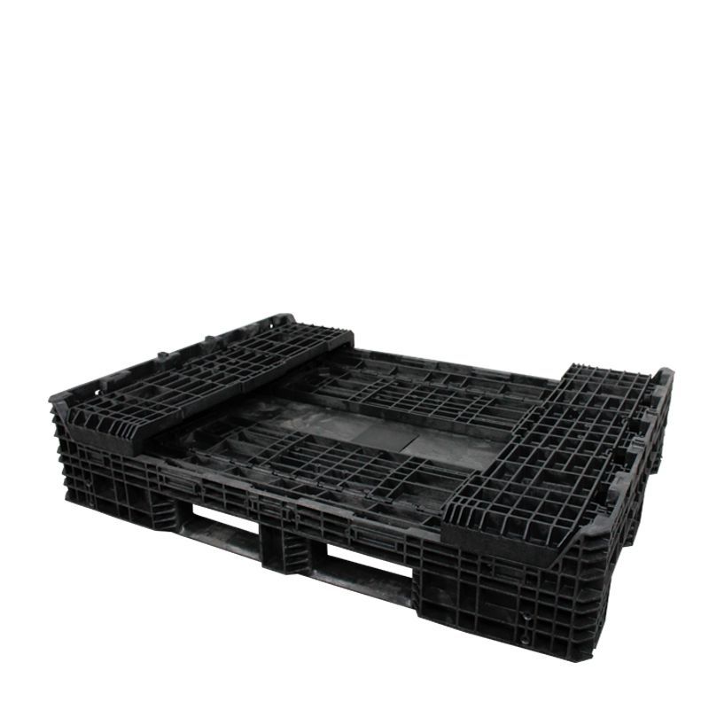 Fully collapsed 65 x 48 x 25 Collapsible Bulk Container