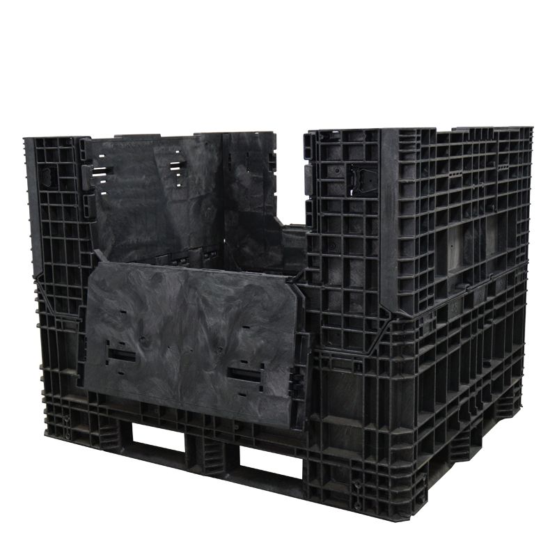 70 x 48 x 44 Collapsible Bulk Container two drop doors down