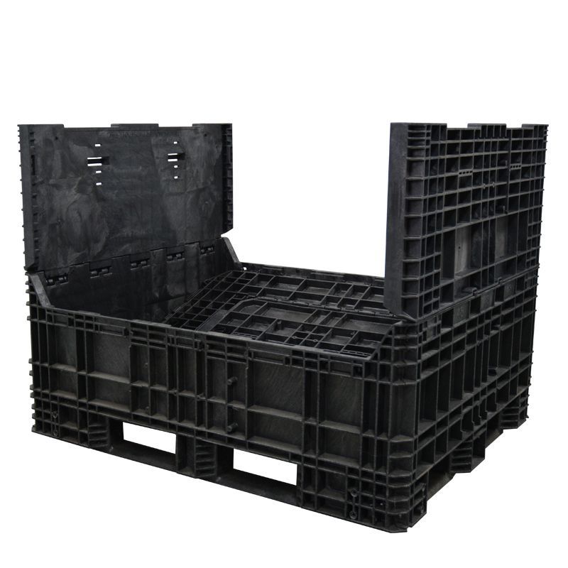 back wall down 70 x 48 x 44 Collapsible Bulk Container