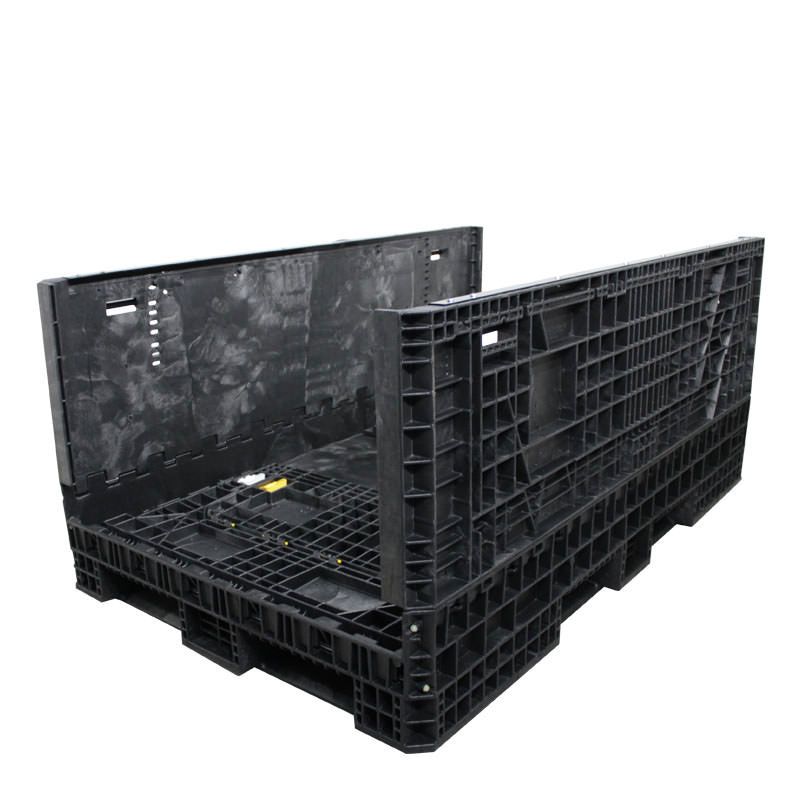 78 x 48 x 34 Collapsible Bulk Container two walls down