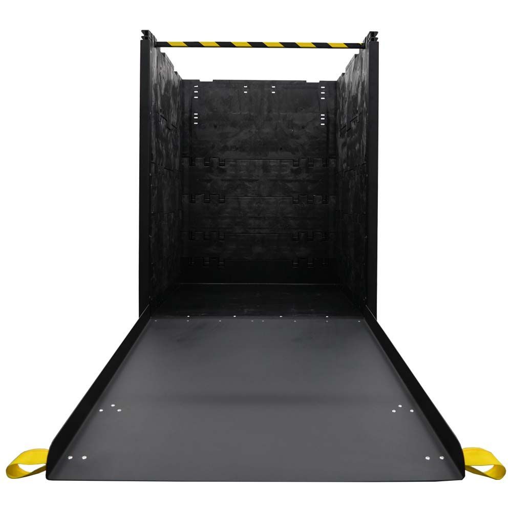 Custom container ramp down