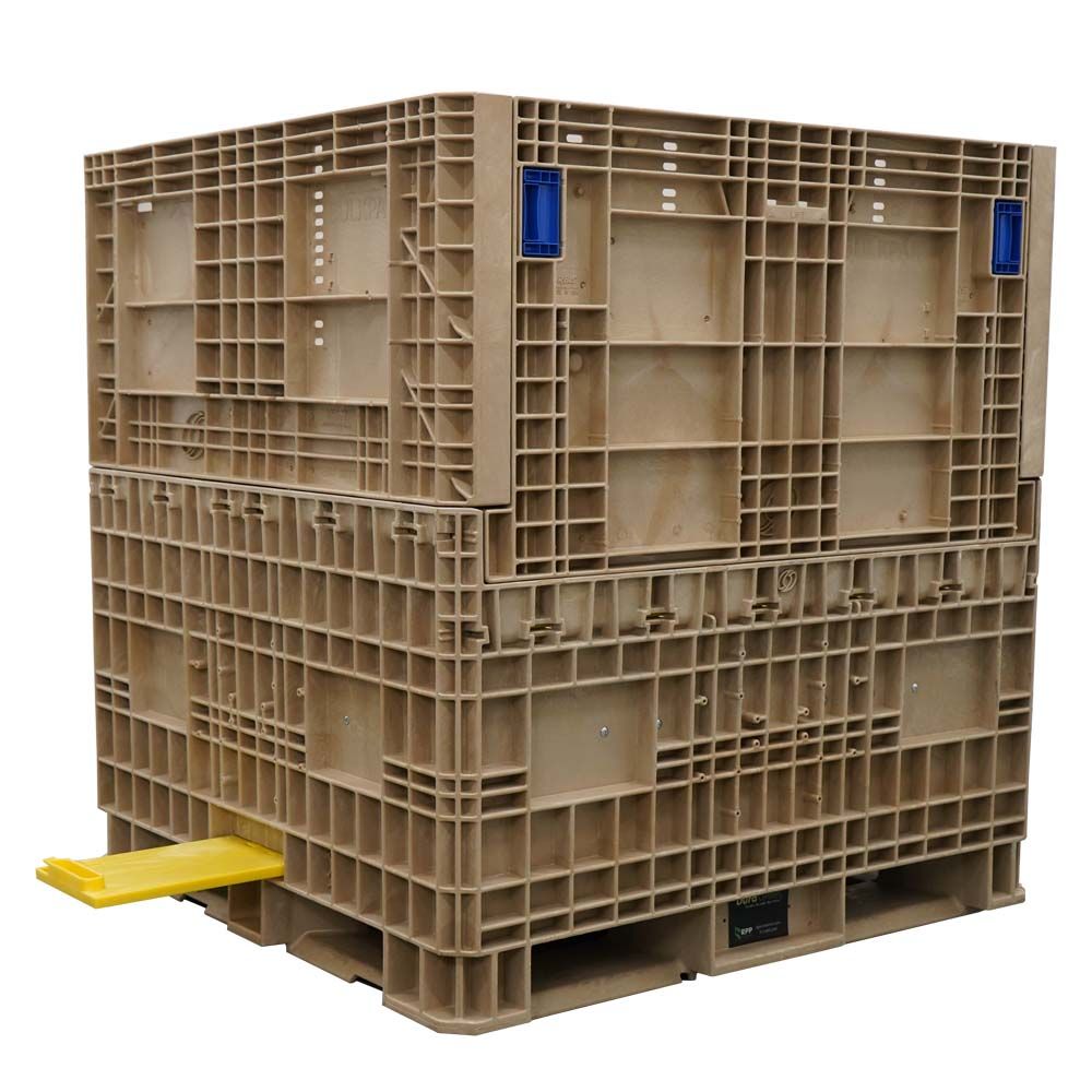 Ropak Collapsible Hopper Bottom Bulk Containers