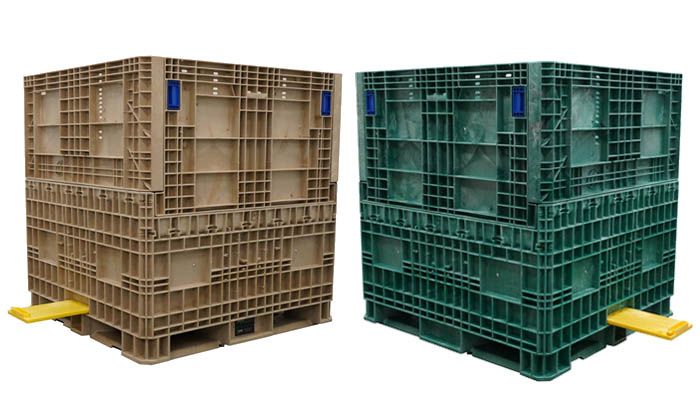 Ropak Hopper Bottom Containers