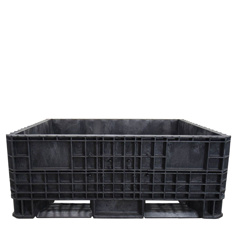 Side view of the 45x48x19 fixed wall bulk container