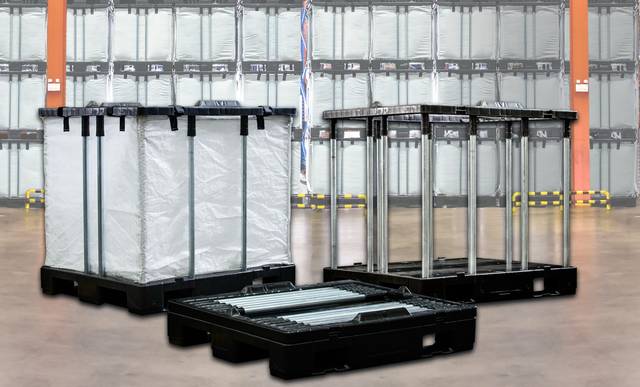 40x48x43 Stackable Foldable IBCs: Efficiency and Sustainability