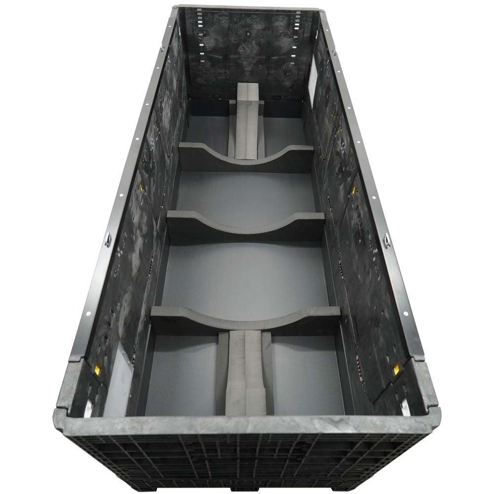 Extended-Length Bulk Container with Dunnage