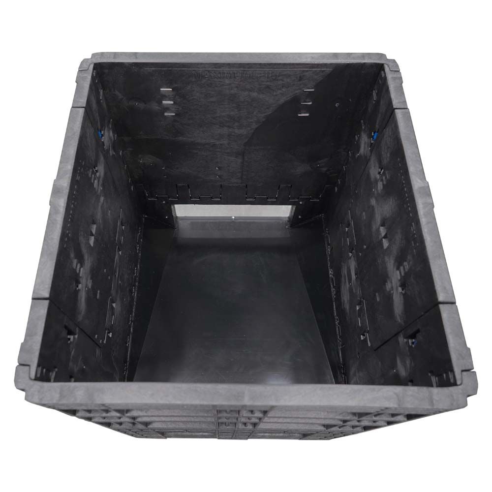 30x32x34 Side Hopper Bottom Top View