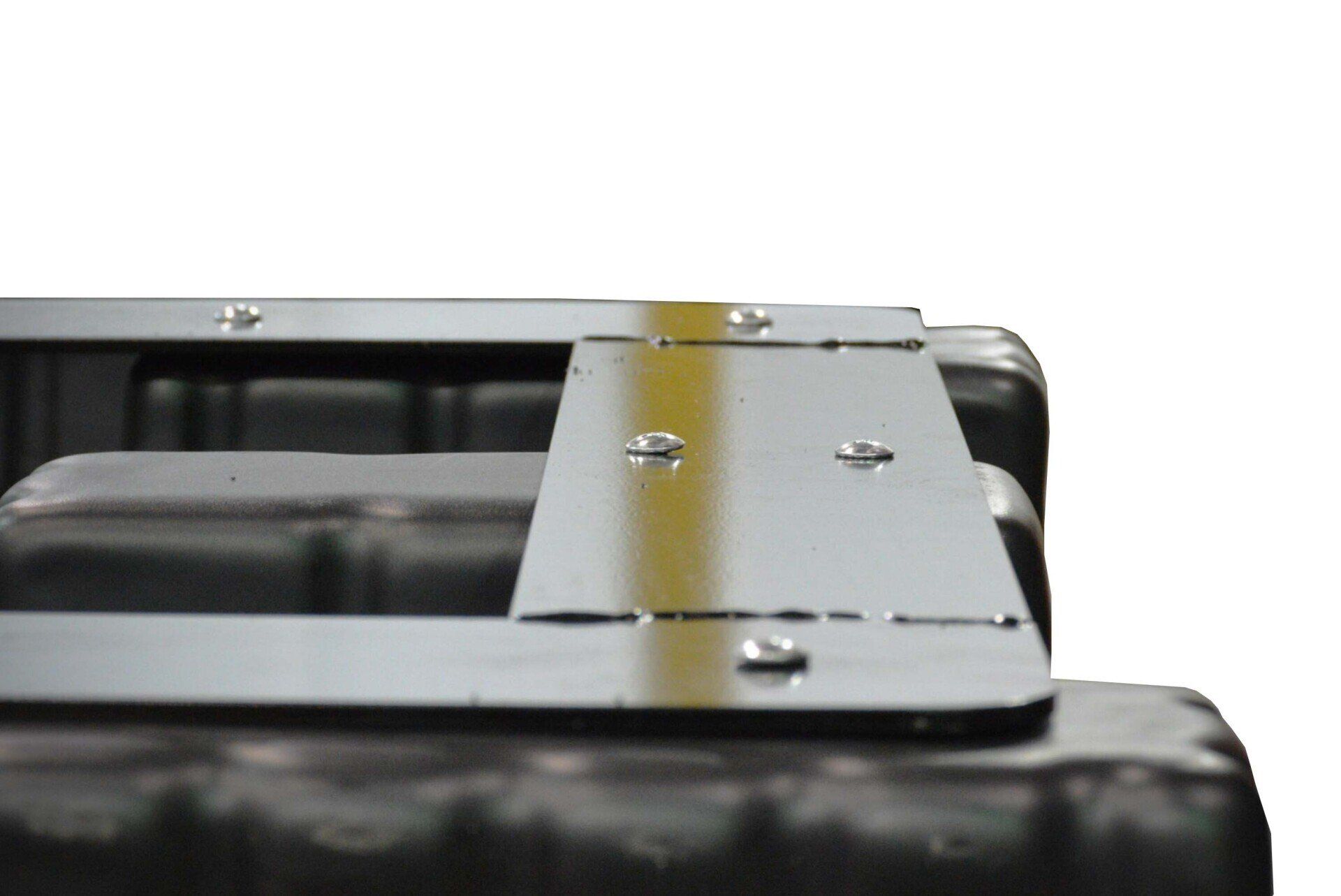 bottom view of custom container