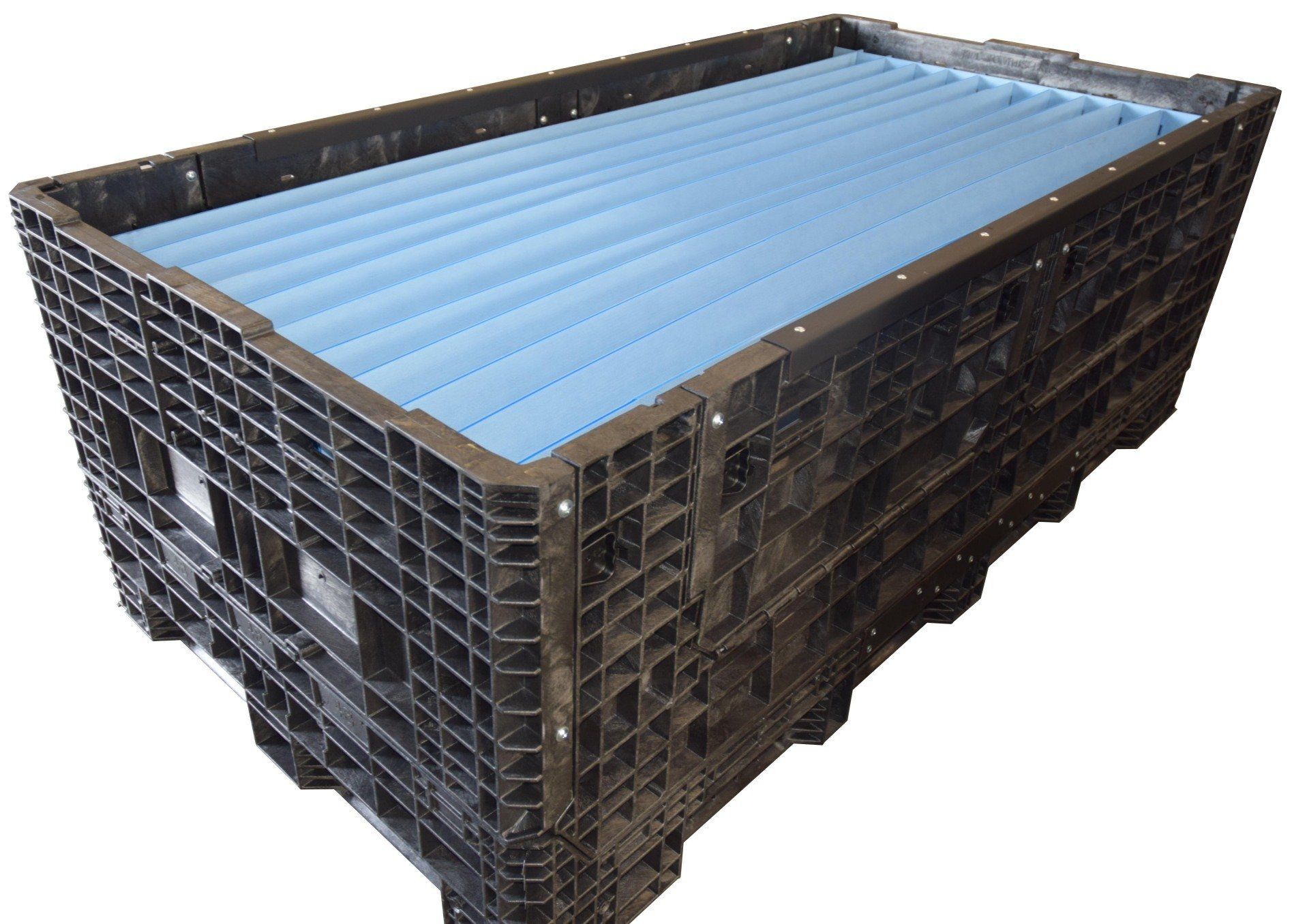 Extended-length dunnage container