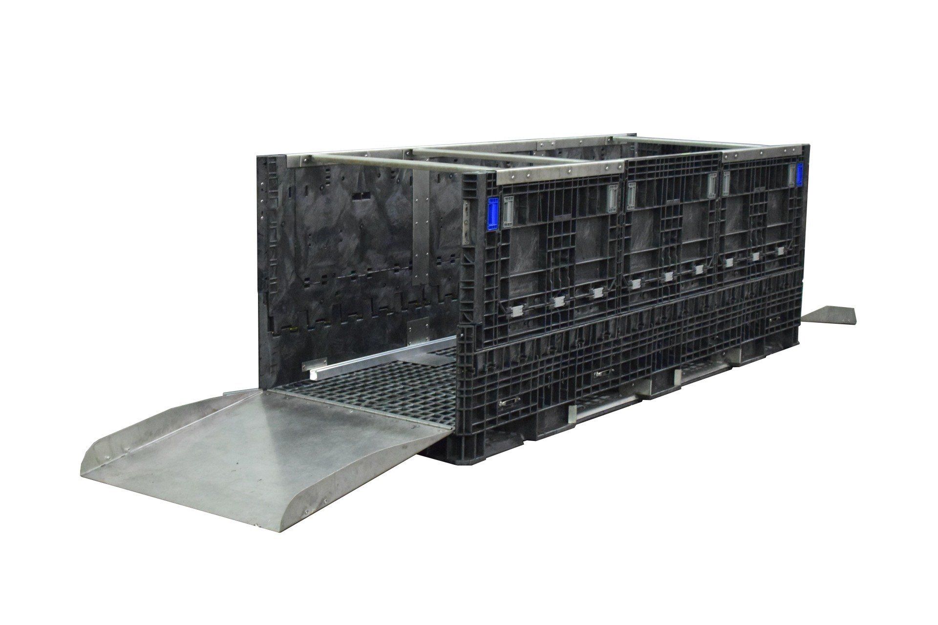 metal ramp down no lid