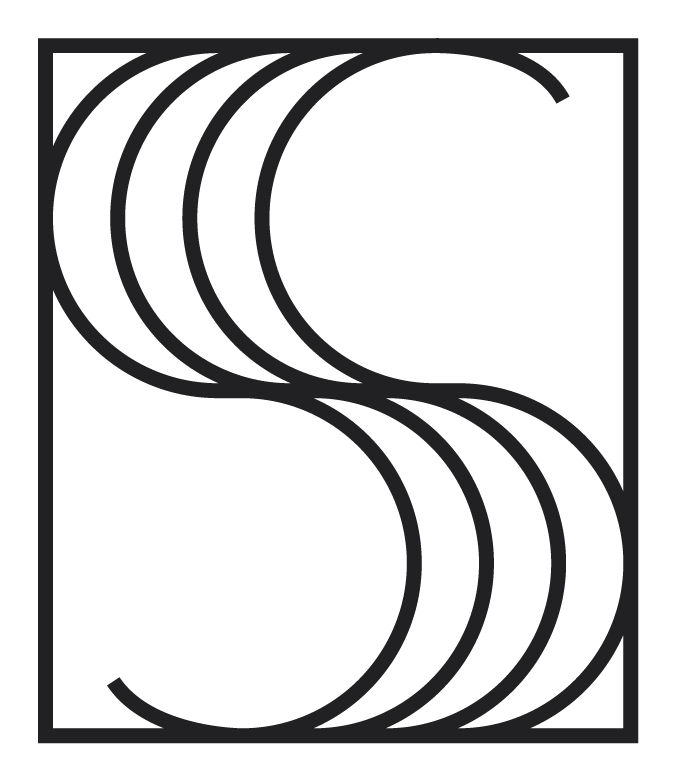 Stylized black letter 