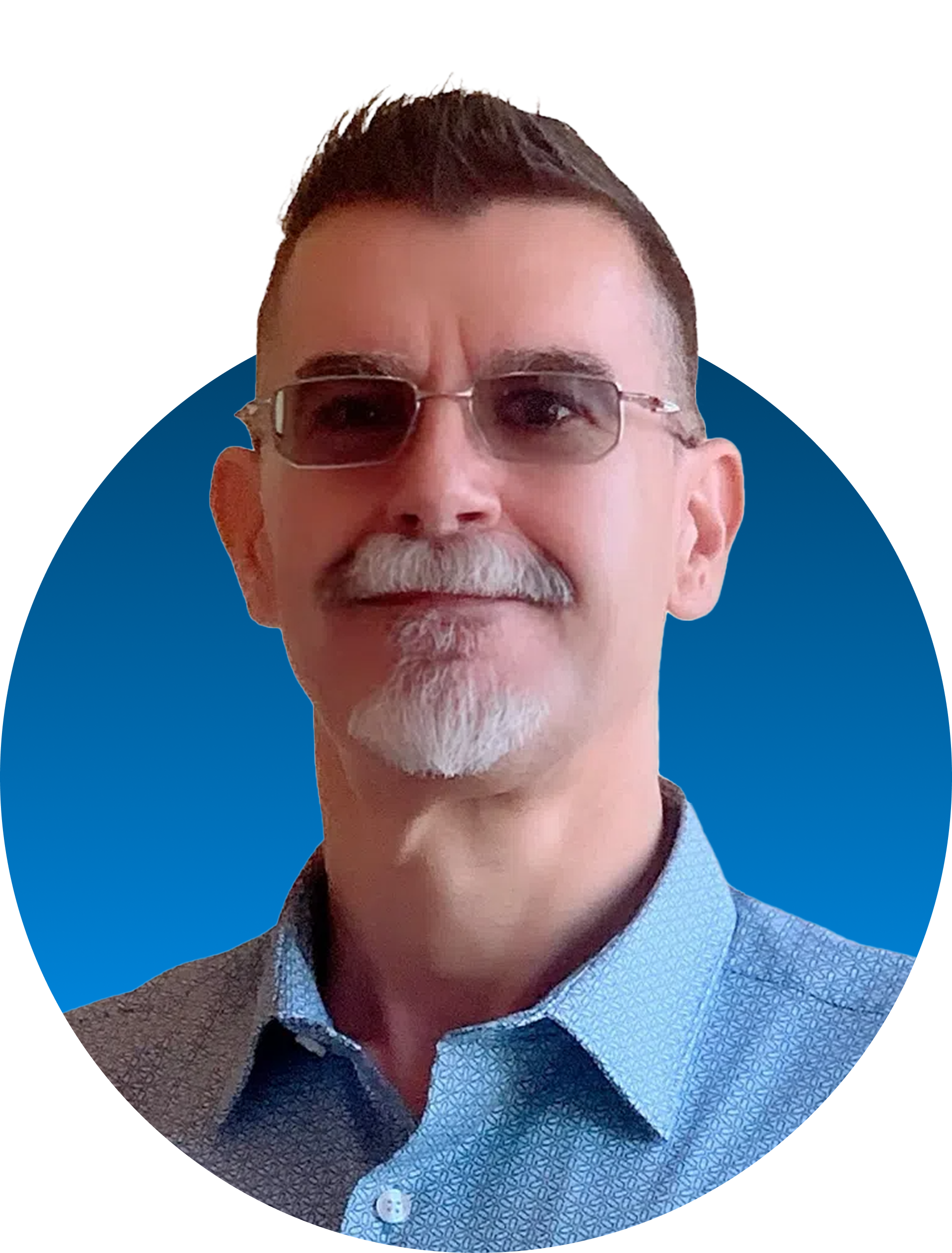 A portrait of Scott Boulclette