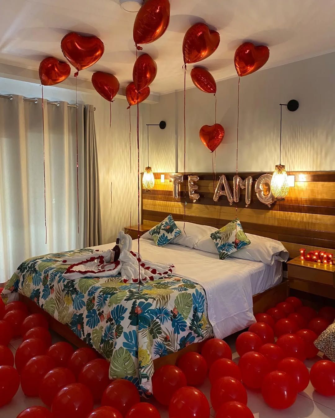 A person is riding a bike down a road.