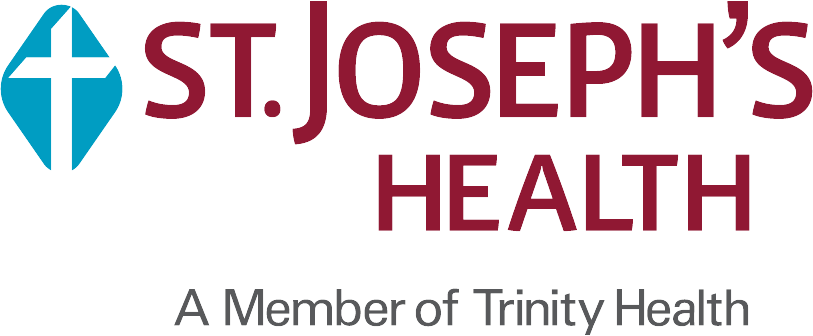 The logo for st. joseph 's health is a member of trinity health.