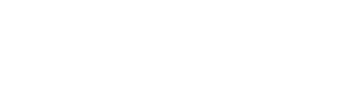 White horizontal banner with a centered black-and-white striped square logo on the right side.