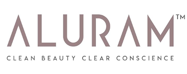 Logo for Aluram with the words 