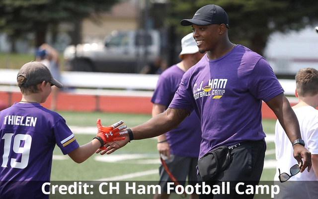 CJ Ham on X: Extremely excited to announce that I will be hosting my first  youth football camp in Duluth MN this summer! All proceeds will be donated  to a charity of