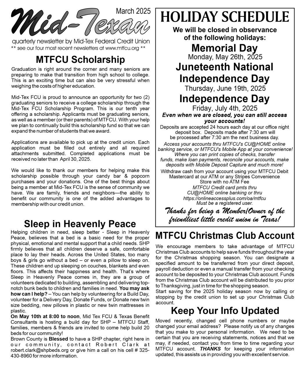 newsletter 1